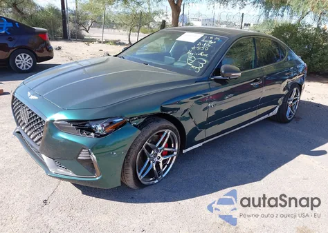 2021 Genesis G70 3.3T Awd из США, поврежденный, VIN KMTG34LE7MU074150